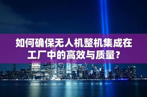 如何确保无人机整机集成在工厂中的高效与质量？