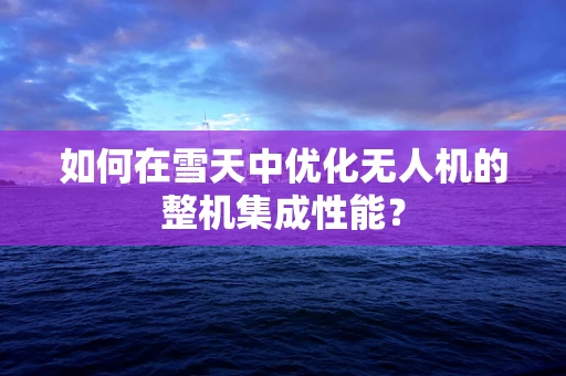 如何在雪天中优化无人机的整机集成性能？