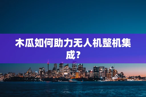 木瓜如何助力无人机整机集成？