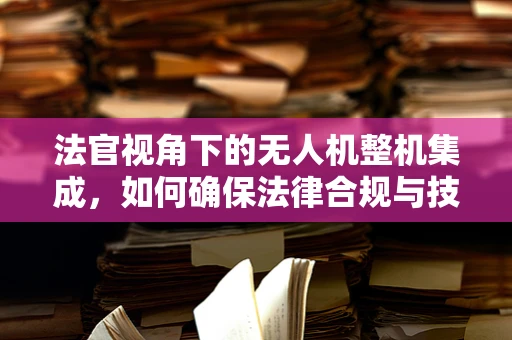法官视角下的无人机整机集成，如何确保法律合规与技术创新并进？