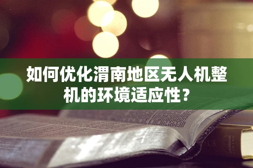 如何优化渭南地区无人机整机的环境适应性？