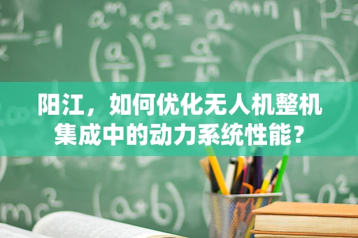 阳江，如何优化无人机整机集成中的动力系统性能？