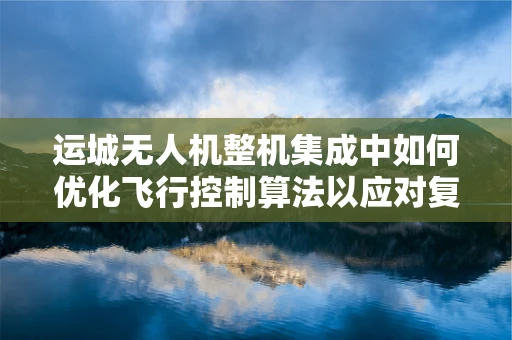 运城无人机整机集成中如何优化飞行控制算法以应对复杂地形挑战？