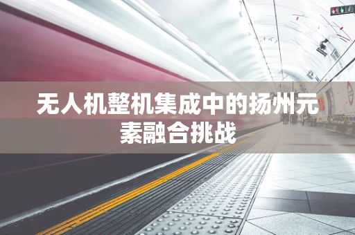 无人机整机集成中的扬州元素融合挑战