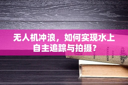 无人机冲浪，如何实现水上自主追踪与拍摄？