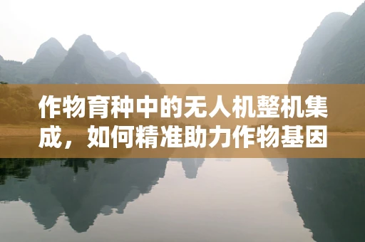 作物育种中的无人机整机集成，如何精准助力作物基因优化？