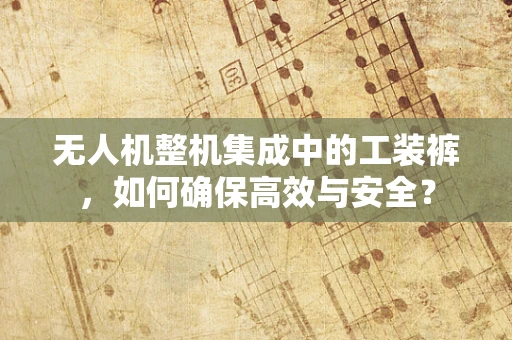无人机整机集成中的工装裤，如何确保高效与安全？