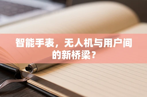 智能手表，无人机与用户间的新桥梁？
