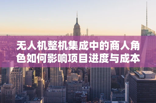 无人机整机集成中的商人角色如何影响项目进度与成本控制？