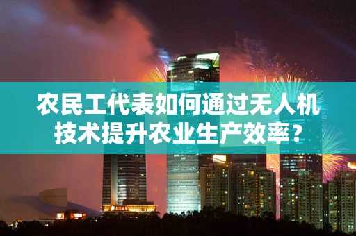 农民工代表如何通过无人机技术提升农业生产效率？
