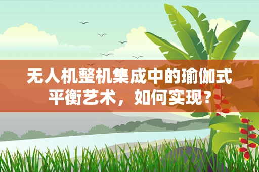 无人机整机集成中的瑜伽式平衡艺术，如何实现？