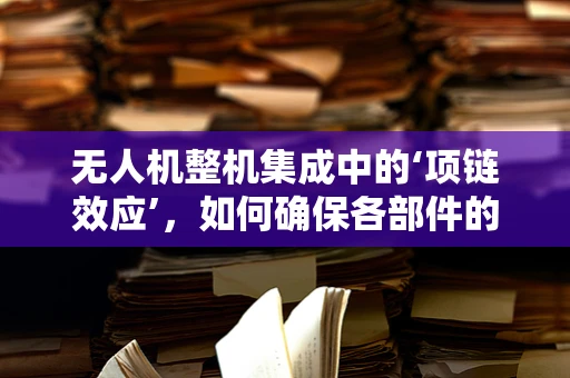 无人机整机集成中的‘项链效应’，如何确保各部件的完美串联？