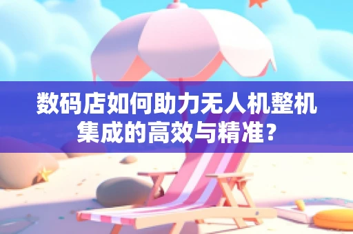 数码店如何助力无人机整机集成的高效与精准？