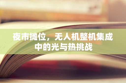 夜市摊位，无人机整机集成中的光与热挑战