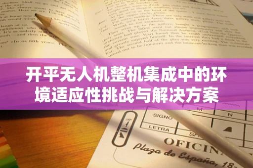 开平无人机整机集成中的环境适应性挑战与解决方案