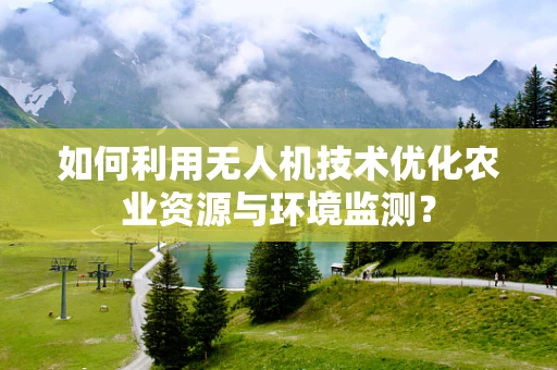 如何利用无人机技术优化农业资源与环境监测？