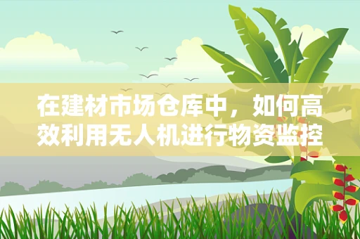 在建材市场仓库中，如何高效利用无人机进行物资监控与集成管理？