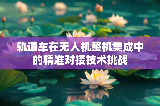 轨道车在无人机整机集成中的精准对接技术挑战