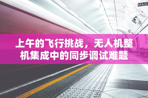 上午的飞行挑战，无人机整机集成中的同步调试难题
