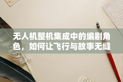 无人机整机集成中的编剧角色，如何让飞行与故事无缝衔接？
