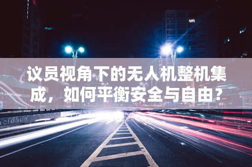 议员视角下的无人机整机集成，如何平衡安全与自由？
