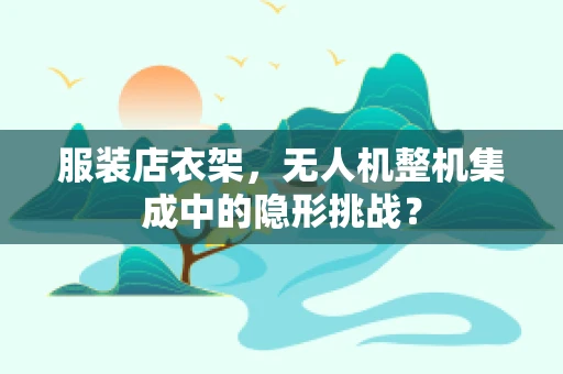 服装店衣架，无人机整机集成中的隐形挑战？