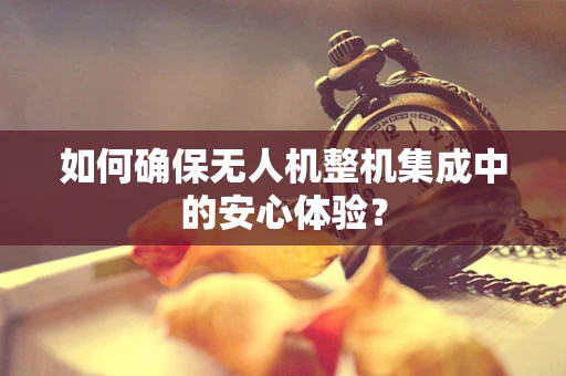 如何确保无人机整机集成中的安心体验？