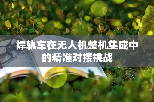 焊轨车在无人机整机集成中的精准对接挑战