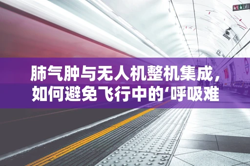 肺气肿与无人机整机集成，如何避免飞行中的‘呼吸难题’？