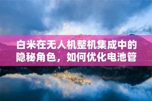白米在无人机整机集成中的隐秘角色，如何优化电池管理以提升续航？