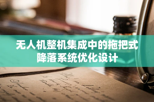 无人机整机集成中的拖把式降落系统优化设计