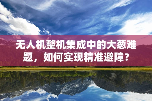 无人机整机集成中的大葱难题，如何实现精准避障？