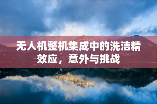无人机整机集成中的洗洁精效应，意外与挑战
