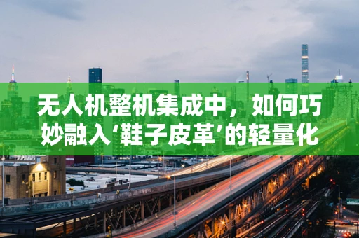 无人机整机集成中，如何巧妙融入‘鞋子皮革’的轻量化设计理念？