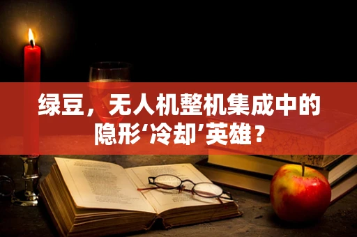 绿豆，无人机整机集成中的隐形‘冷却’英雄？