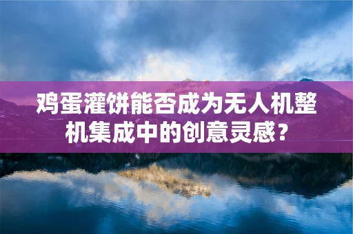 鸡蛋灌饼能否成为无人机整机集成中的创意灵感？