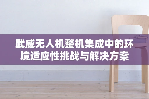武威无人机整机集成中的环境适应性挑战与解决方案