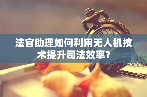 法官助理如何利用无人机技术提升司法效率？
