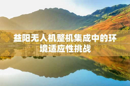 益阳无人机整机集成中的环境适应性挑战