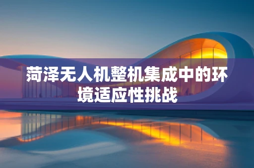 菏泽无人机整机集成中的环境适应性挑战