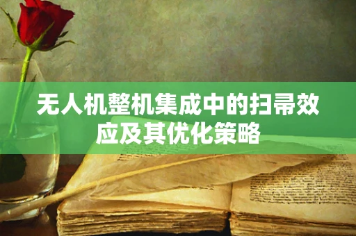 无人机整机集成中的扫帚效应及其优化策略