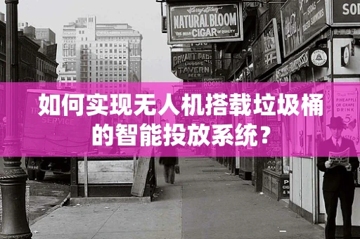 如何实现无人机搭载垃圾桶的智能投放系统？