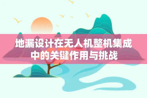 地漏设计在无人机整机集成中的关键作用与挑战