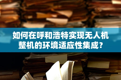 如何在呼和浩特实现无人机整机的环境适应性集成？