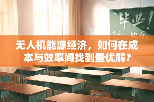 无人机能源经济，如何在成本与效率间找到最优解？