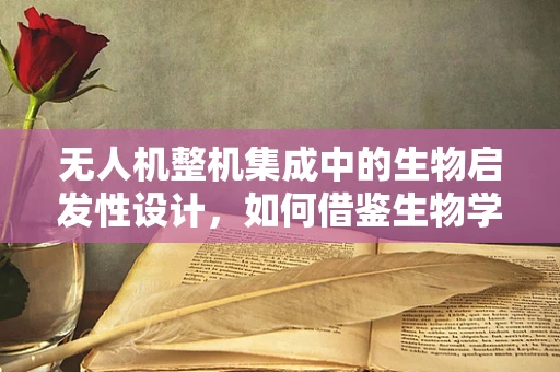 无人机整机集成中的生物启发性设计，如何借鉴生物学家的视角？