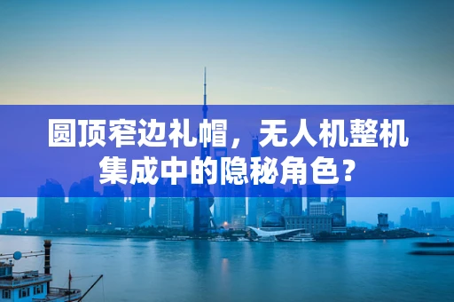 圆顶窄边礼帽，无人机整机集成中的隐秘角色？
