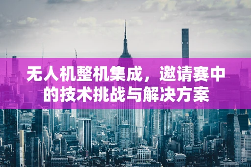 无人机整机集成，邀请赛中的技术挑战与解决方案