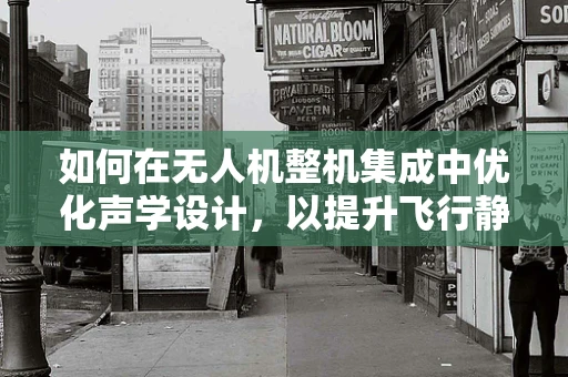 如何在无人机整机集成中优化声学设计，以提升飞行静音性？