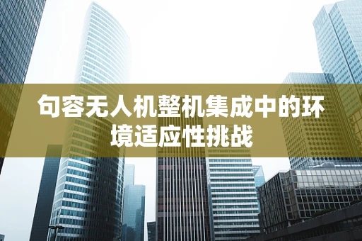 句容无人机整机集成中的环境适应性挑战